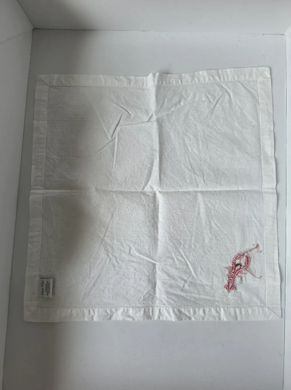 Zina Vasi Embroidered Lobster Napkins - Set of 3